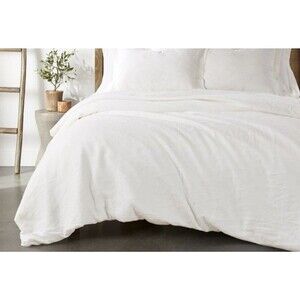 Levtex Home French Flax Washed Linen Queen Duvet Cover